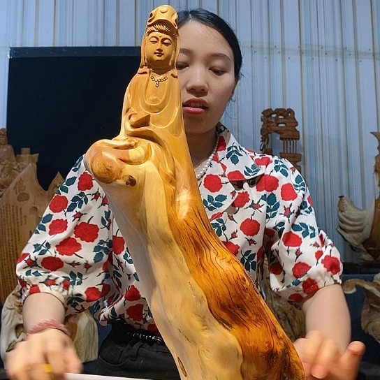 柏木（崖柏）根雕摆件