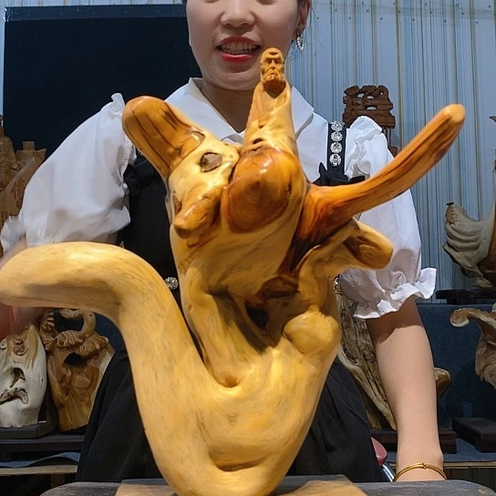 柏木（崖柏）根雕摆件