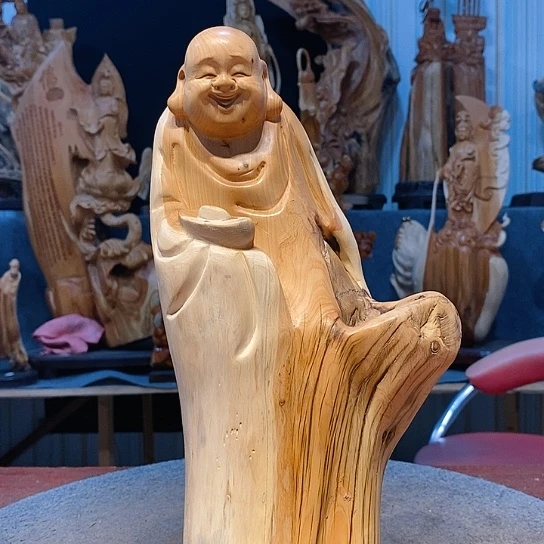 柏木（崖柏）根雕摆件