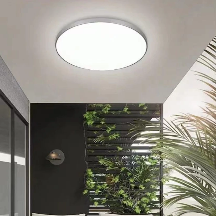 批发LED超薄圆形吸顶灯阳台卧室客厅灯家用过道走廊三防灯批发