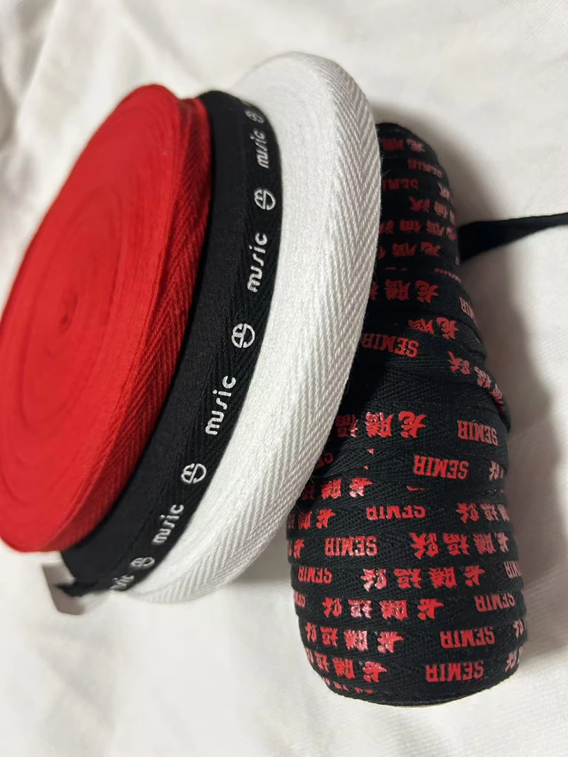 1cm汉字英文字母印花彩色人字纹织带侧边条后领压领条服装辅料