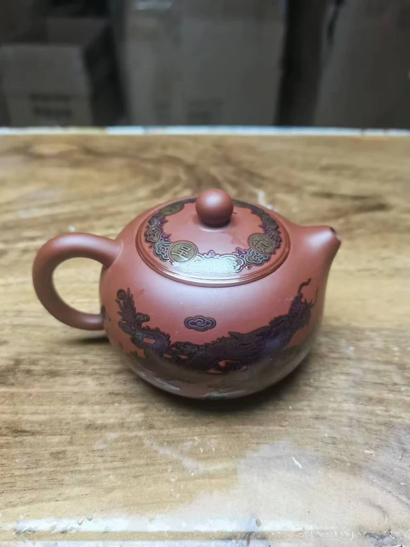 遇水变色龙1凤呈祥茶壶西施（棕）