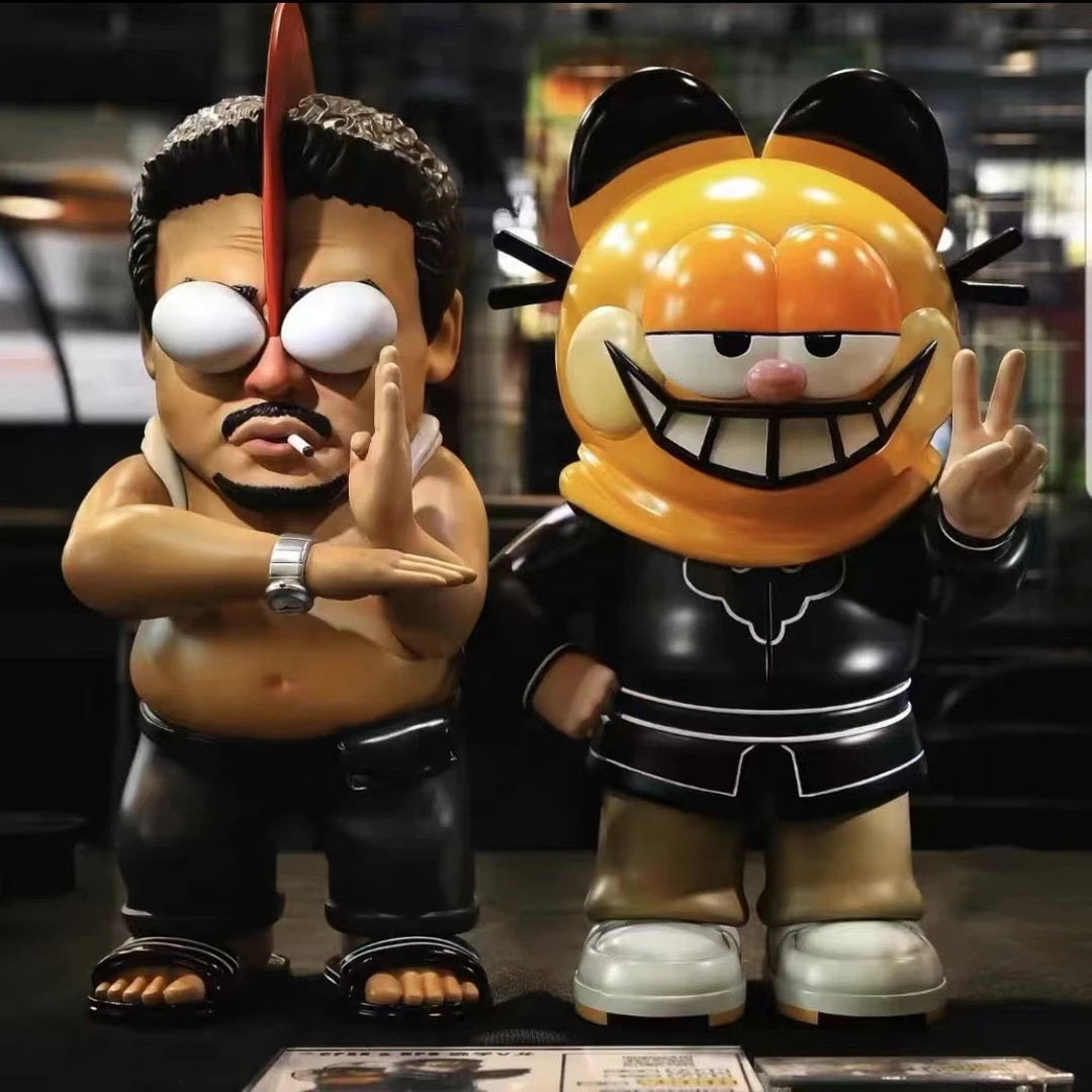 魔鬼救星筋肉懦夫之王破坏蒙面星爷中国手办拳法模型车载潮流摆件