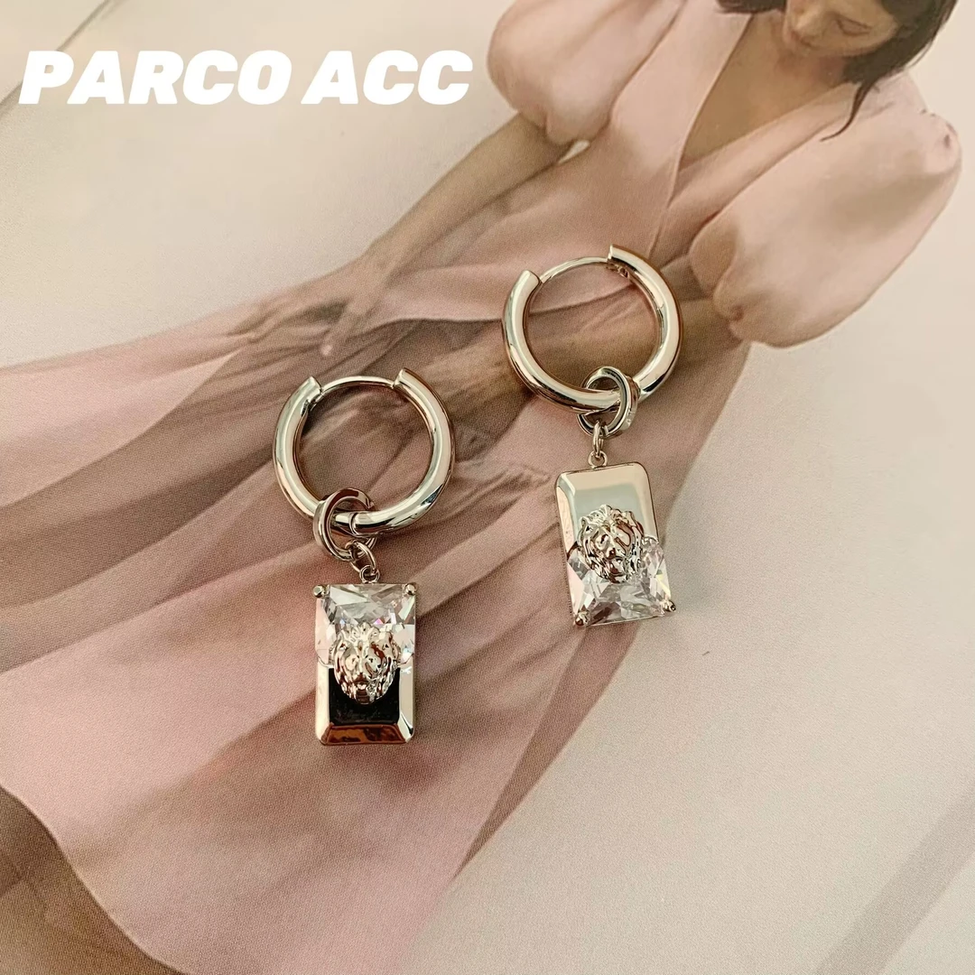 铜合金合成锆石耳饰 GP2107 SG原版订单狮城两戴耳扣