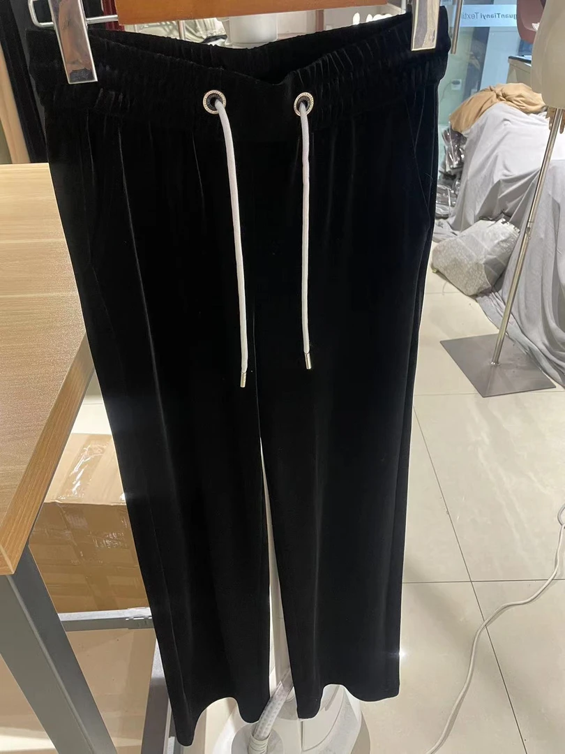 浮力赠品韩国丝绒裤子