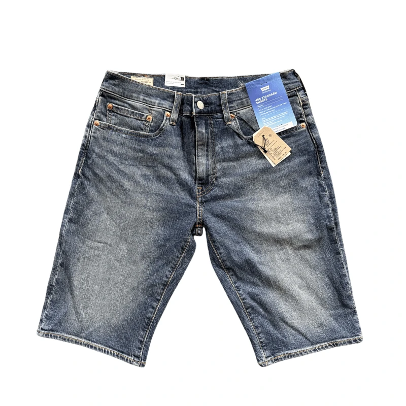 国内专柜 Levi's 405 李维斯冰薄荷系列薄款男士牛仔短裤