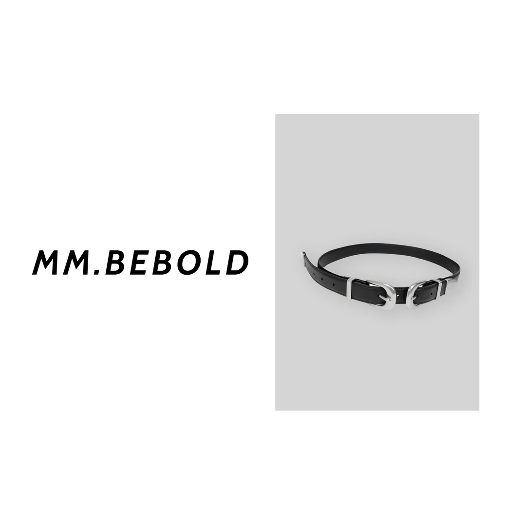 【妙姐精选】深圳高端欧货复古双腰头皮带YY618-1