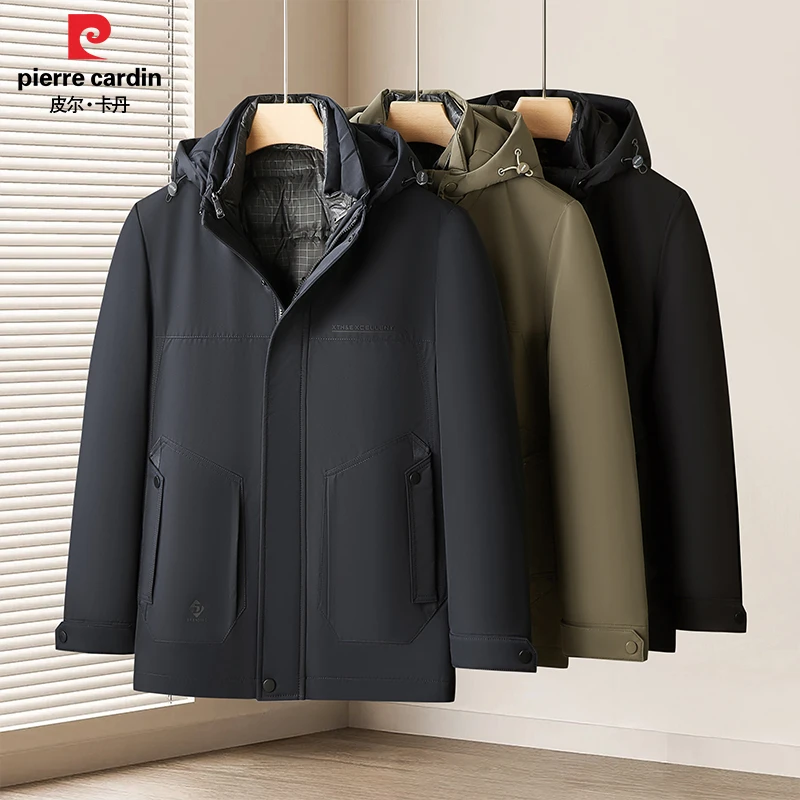 【90绒+一衣三穿】皮尔卡丹羽绒服2024秋冬新款加厚内胆可拆卸9683#