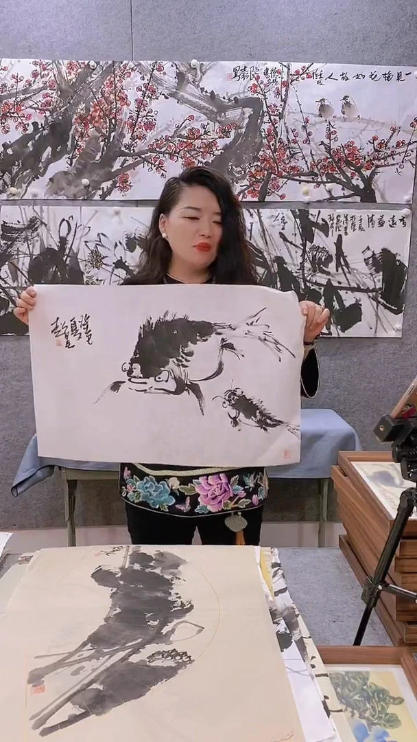 【闪购商品】绘画南郑志超老师四尺三开