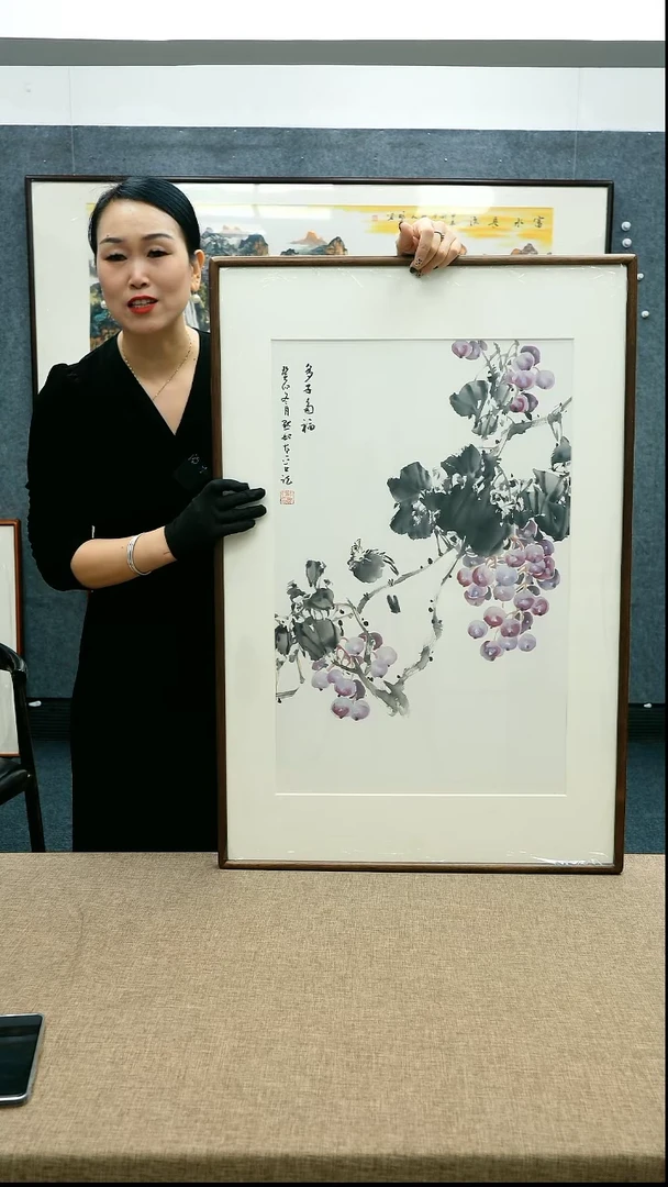 【闪购商品】绘画32/陈默如90*60带框