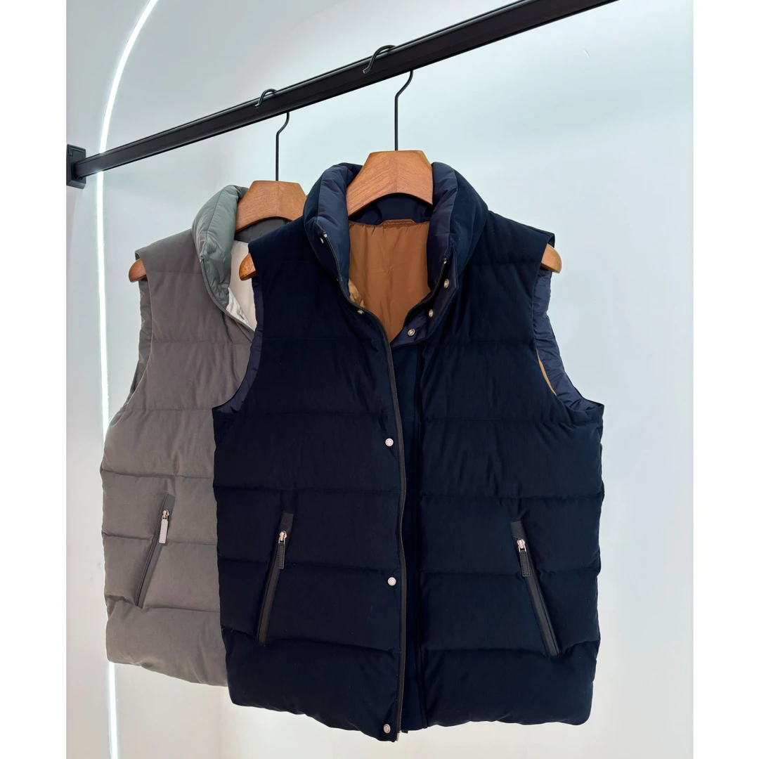 WERRKAMP【暖羽】杰*家轻暖系列经典百搭立领羽绒马甲坎肩背心