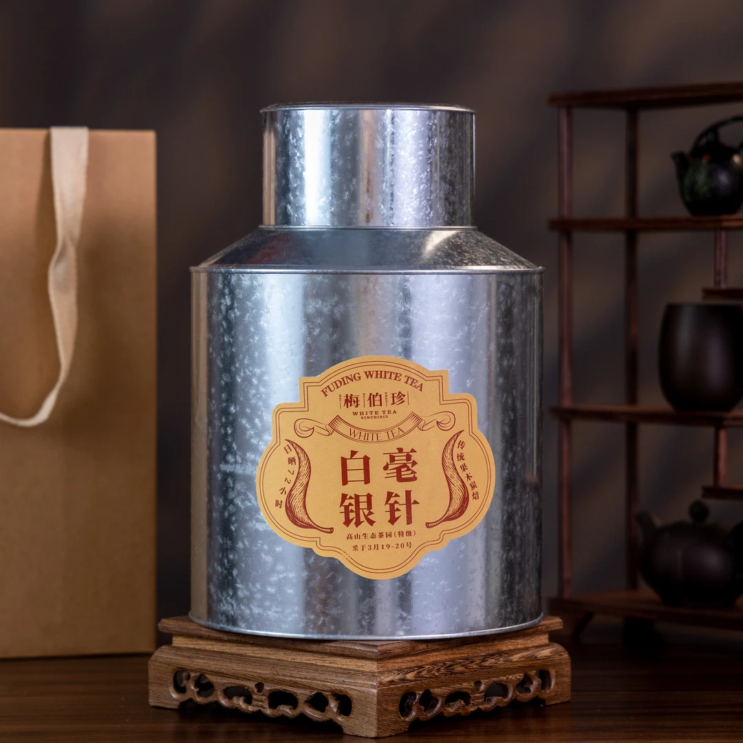 梅伯珍2024年传统特级白毫银针1000g