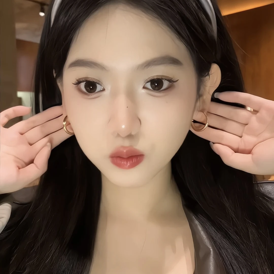 A-316 金色简约百搭小众耳圈