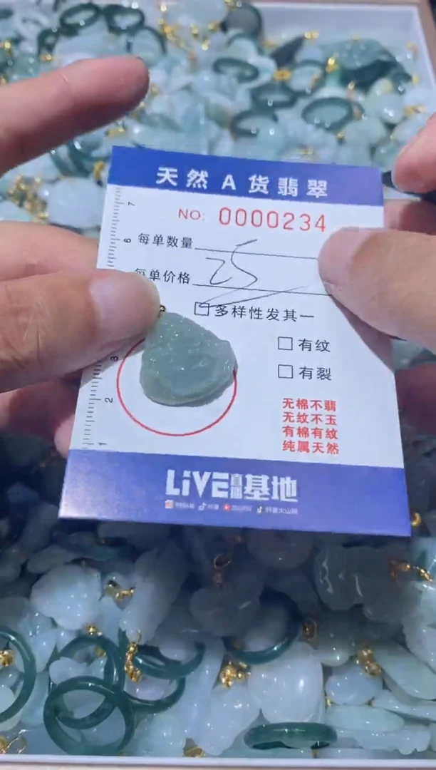 【闪购商品】翡翠颈饰未镶嵌000000234