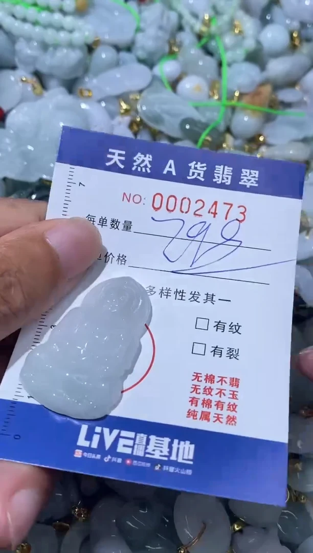 【闪购商品】翡翠颈饰未镶嵌00002473