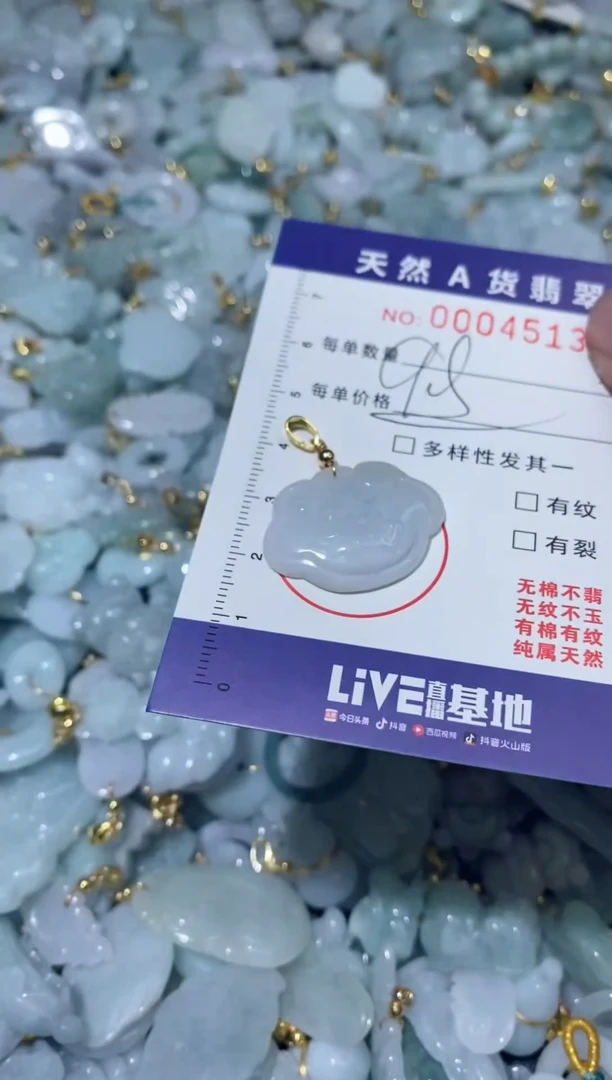 【闪购商品】翡翠颈饰未镶嵌00004513