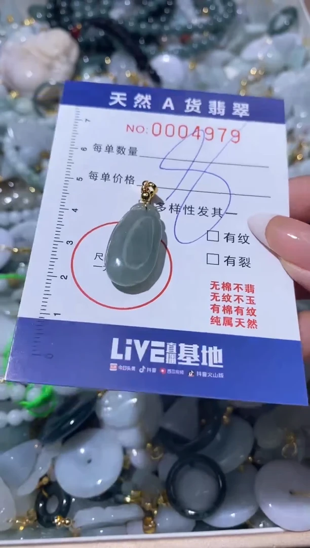 【闪购商品】翡翠颈饰未镶嵌00004979