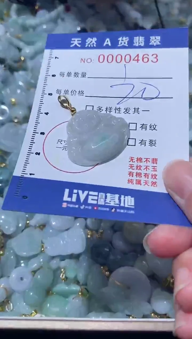 【闪购商品】翡翠颈饰未镶嵌00000463