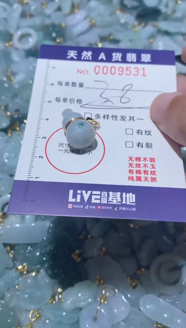 【闪购商品】翡翠颈饰未镶嵌00009521