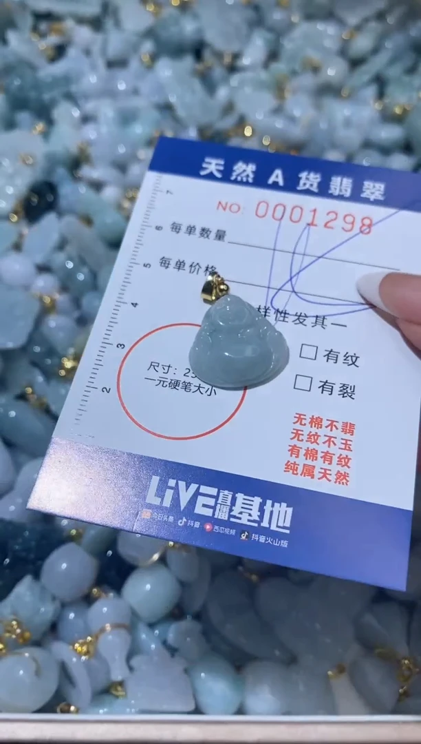【闪购商品】翡翠颈饰未镶嵌00001298