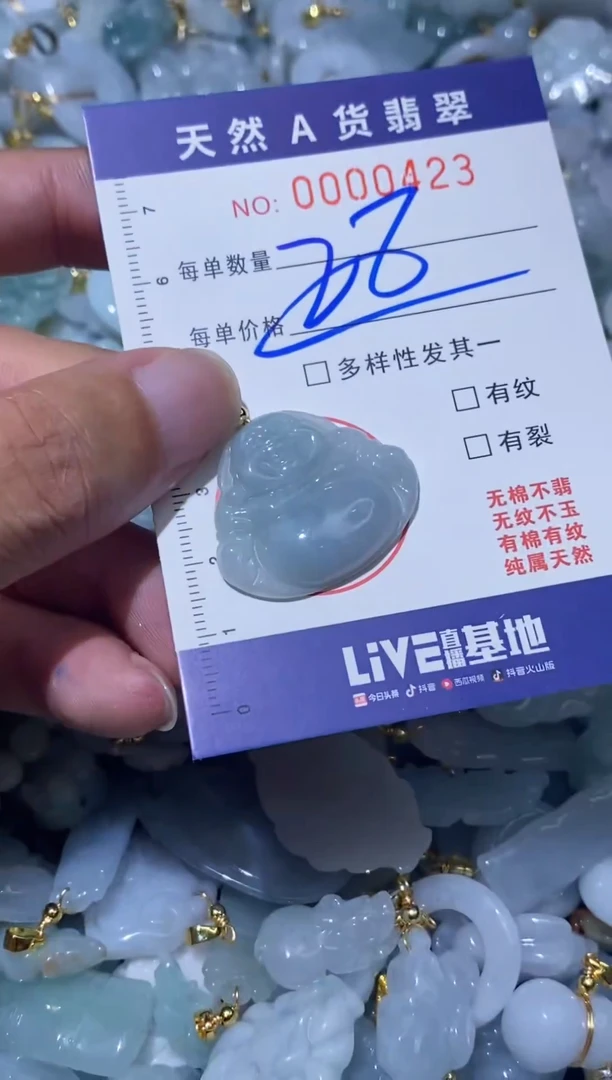 【闪购商品】翡翠颈饰未镶嵌00000423