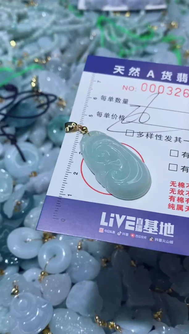 【闪购商品】翡翠颈饰未镶嵌00003264