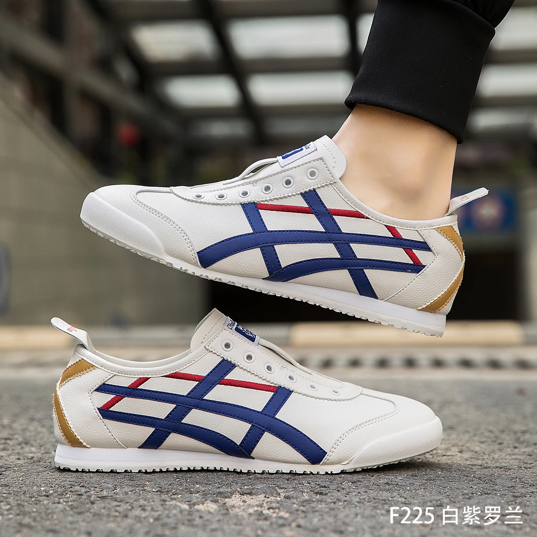 【爆款推荐】2024秋季新款真皮百搭时尚运动潮鞋阿甘运动休闲情侣鞋