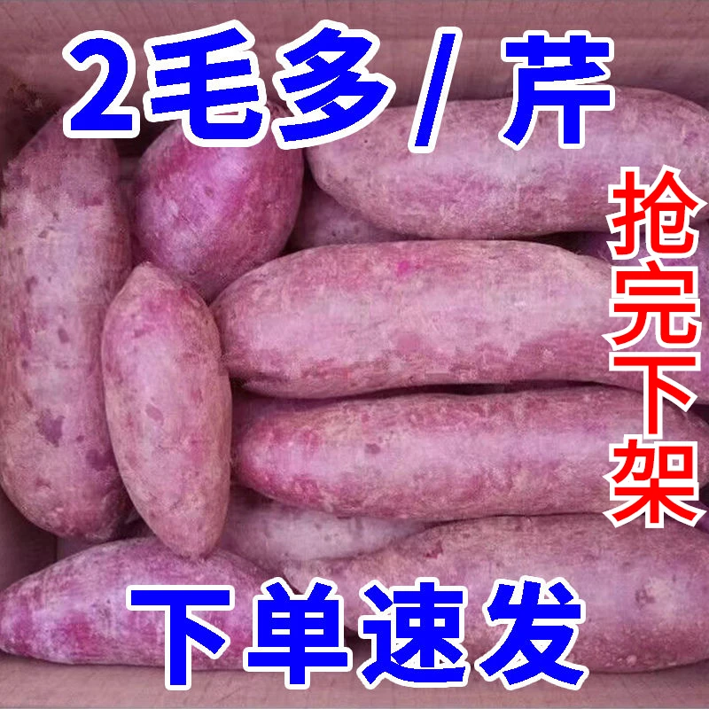 【半价抢】沙地紫薯紫罗兰1-9斤新鲜板栗农家自种甜地瓜烤地瓜紫薯