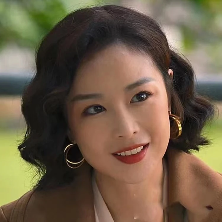 合金耳饰 陈书婷大嫂同款耳环狂飙2023新款小众设计森系独特耳圈