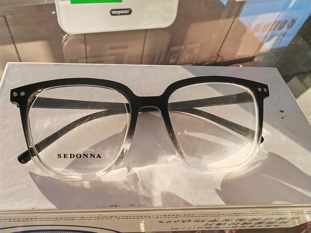 网红镜框/眉毛架/板材镜架+1.60镜片