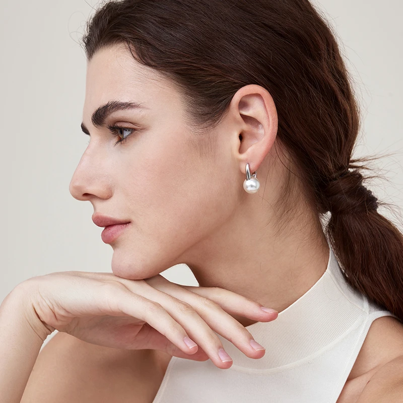 ARSIS极简单珠耳扣法式小众轻奢耳七夕礼物冷淡风设计感时尚ins