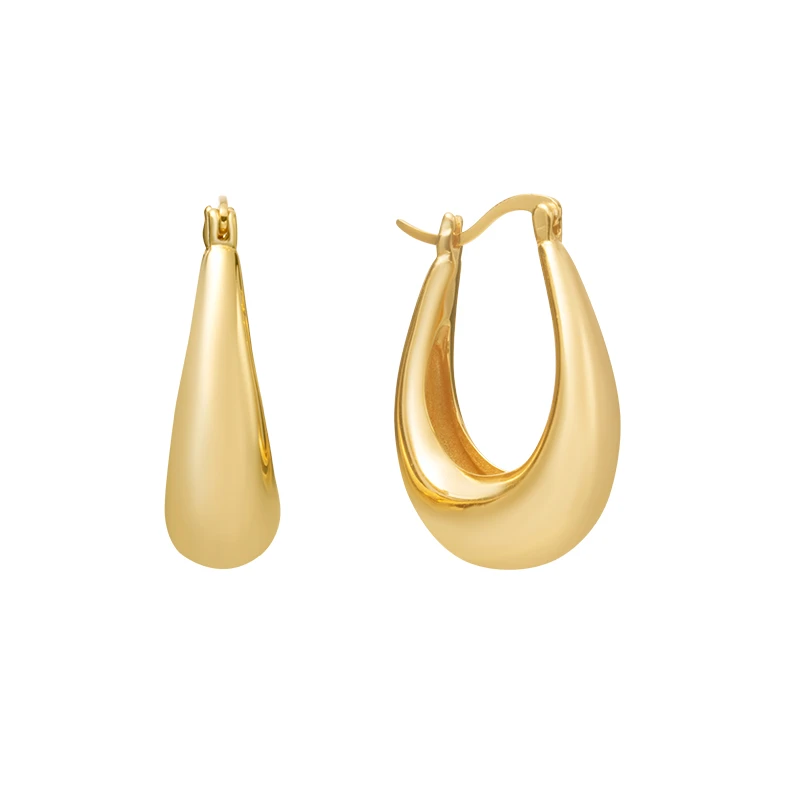 ARSIS经典U形耳扣时尚百搭小众精致轻520礼物