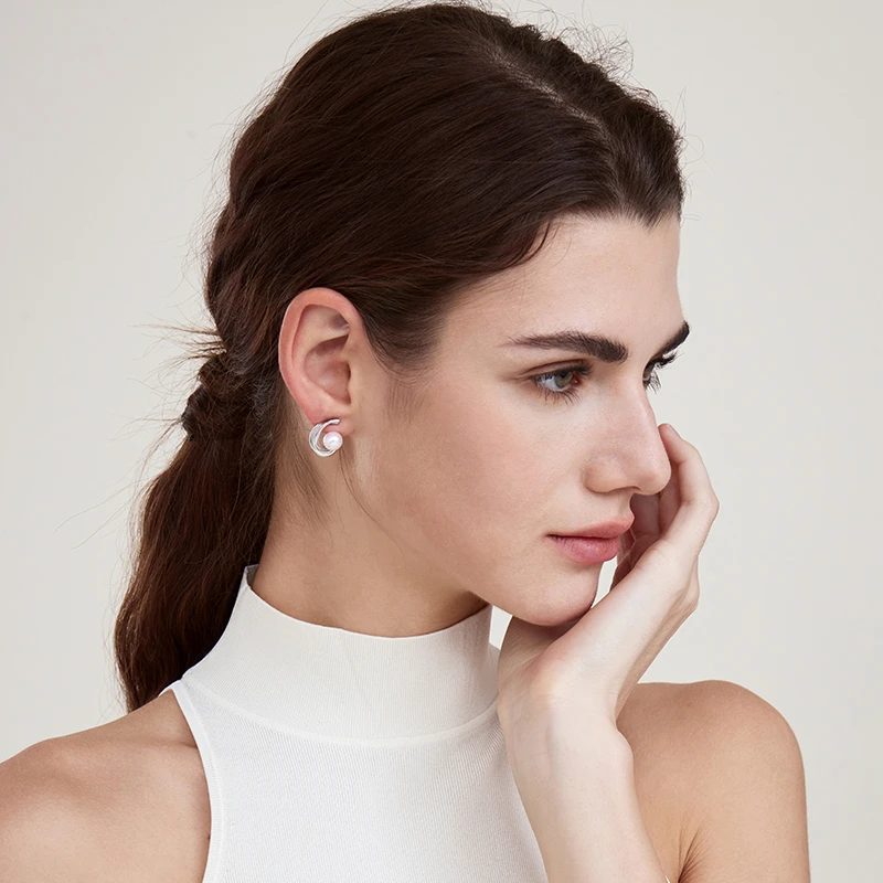 【新品上新】ARSIS旋转丝带耳钉时七夕礼物精致百搭ins素款时尚轻奢