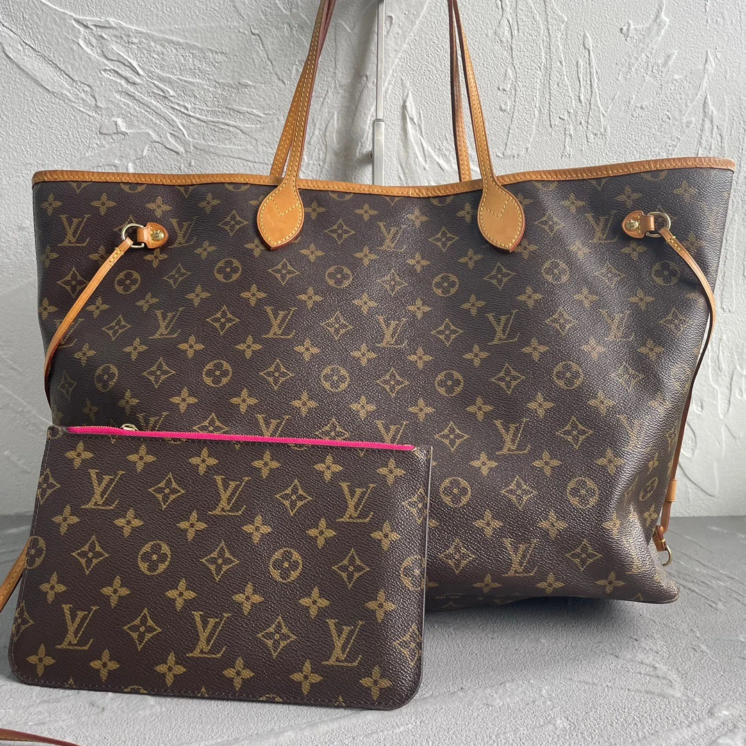 95新 LouisVuitton/路易威登 【文子姐专属】/D191/大号nf包