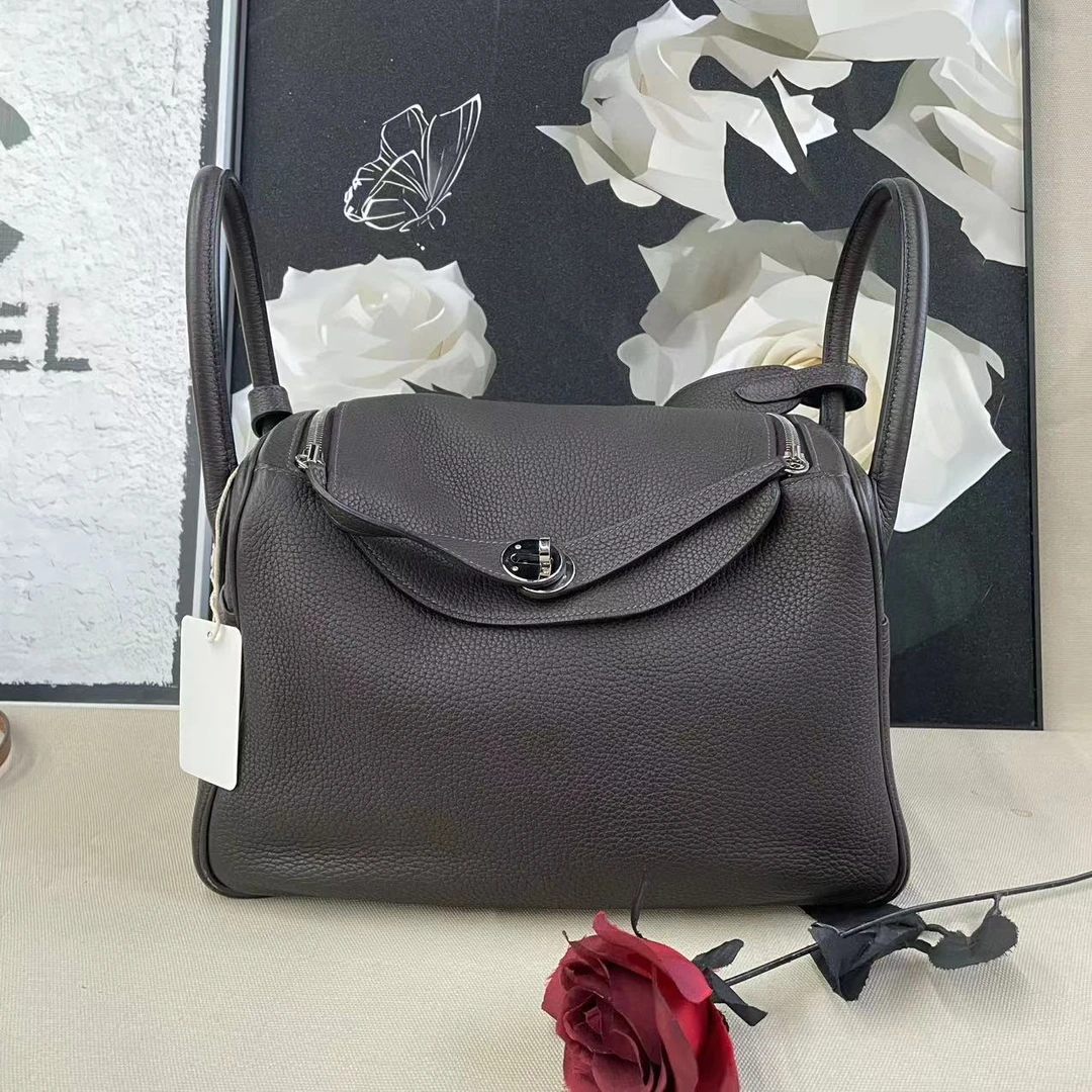 95新 Hermes/爱马仕 【文子姐专属】/D1466/爱马仕lindy单肩包