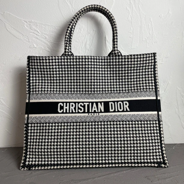 95新 DIOR/迪奥 【文子姐专属】/D226/Dior 刺绣大号托特包