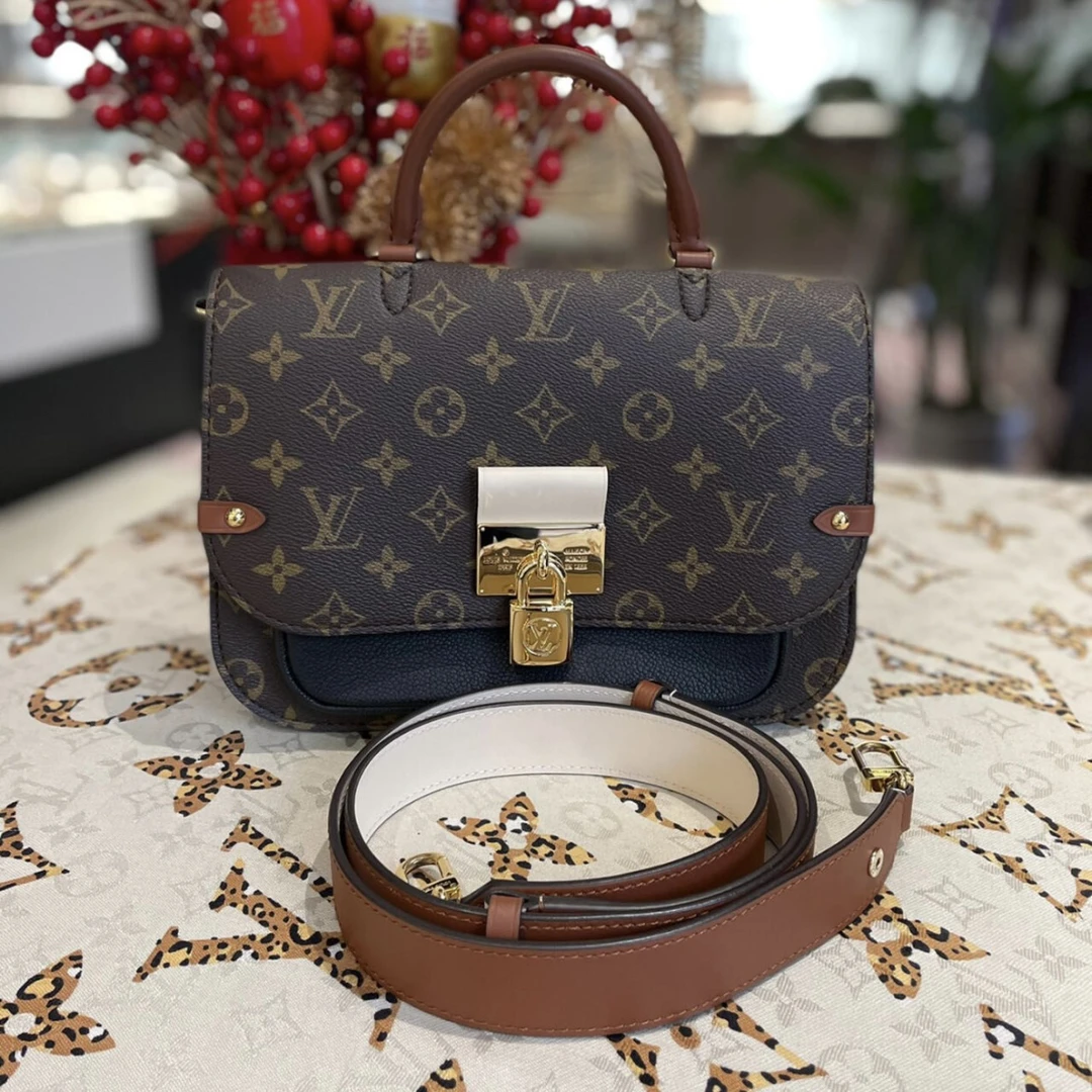 95新 LouisVuitton/路易威登 小鱼儿/4082004/LV老花单肩包