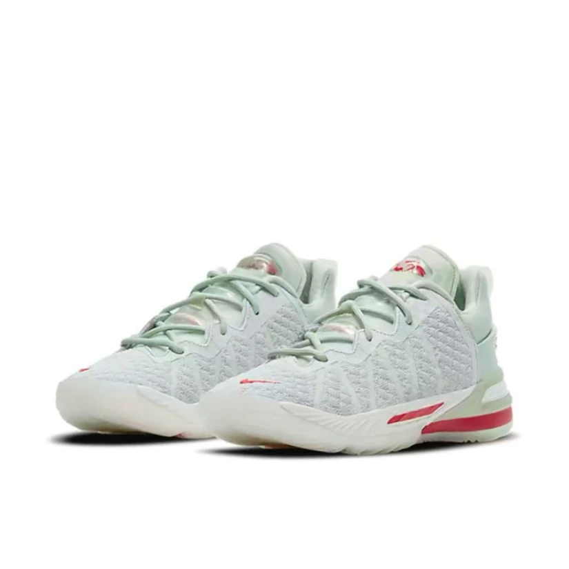 【微瑕PP】Nike防滑耐磨减震低帮儿童篮球鞋浅绿色CT4713-002