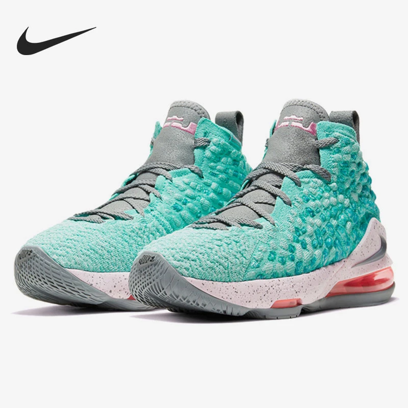 (微瑕)Nike  詹姆斯南海岸中帮篮球鞋绿色BQ5594-444