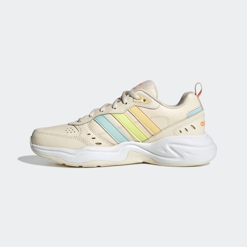 adidas neo Strutter运动休闲鞋女款米黄GX6160