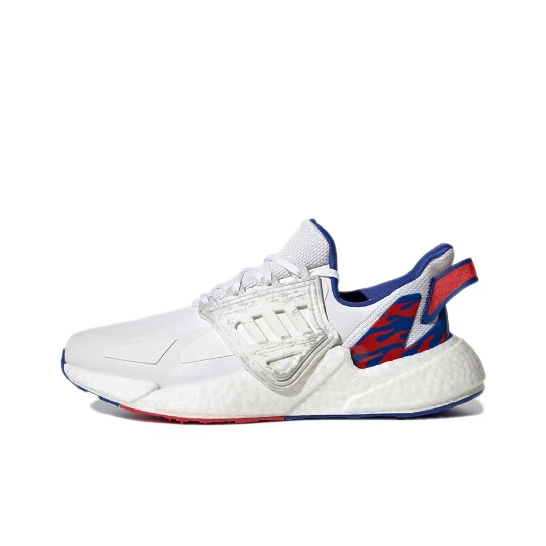 adidas X900014 Caged舒适耐磨低帮跑步鞋男女同款白红GZ1477