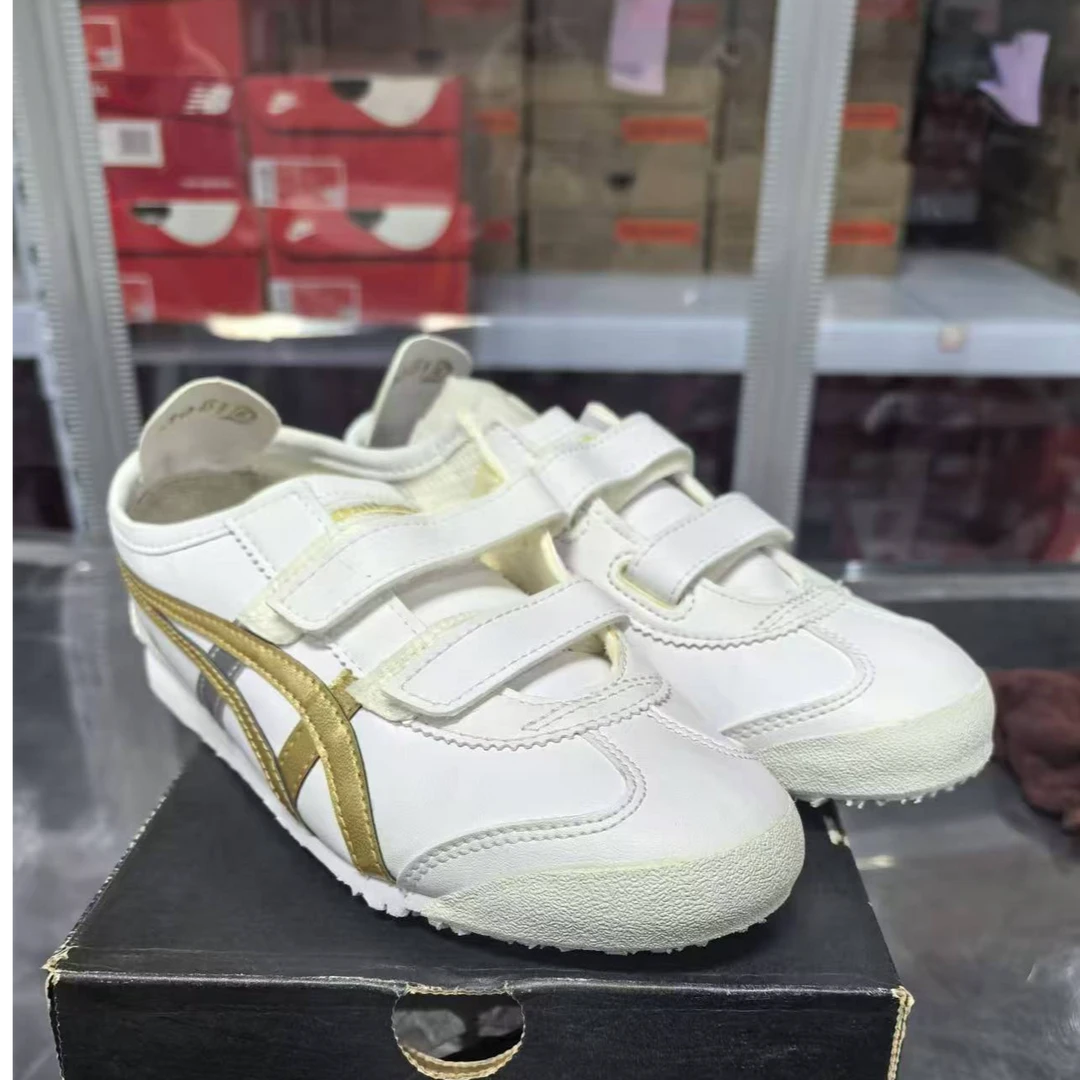 Onitsuka Tiger鬼塚虎 经典 百搭 潮流 板鞋 童鞋1184A078-100