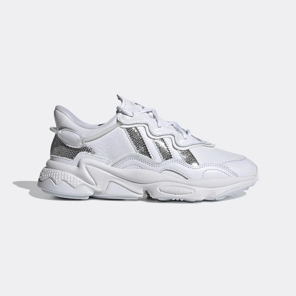 adidas originals Ozweego 低帮运动休闲鞋女款白深灰G55655