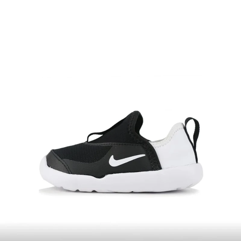 婴童Nike Lil' Swoosh 低帮运动休闲鞋黑白色 AQ3113-001
