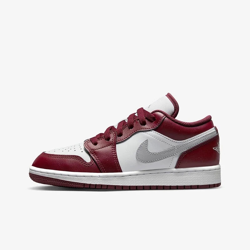 AirJordan1LowAJ1波尔多酒红男女款低帮休闲板鞋潮鞋 553560-615