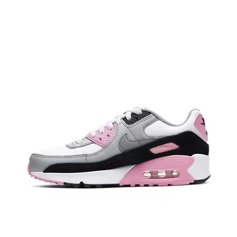 Nike 舒适时尚防滑轻便低帮气垫休闲跑步鞋女款灰粉CD6864-104