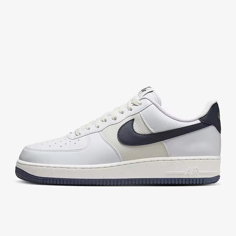 【断码孤品】Nike Air Force耐磨透气低帮板鞋男款白蓝HF4298-100
