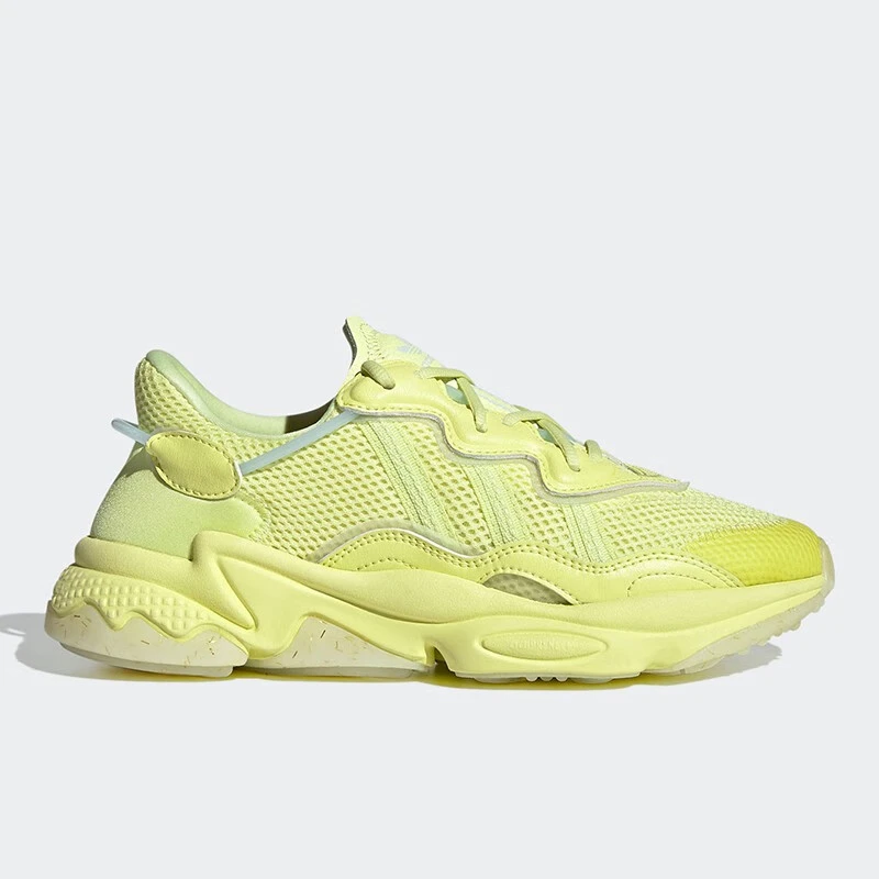 adidas originals Ozweego防滑耐磨低帮运动休闲鞋女款黄GY5405