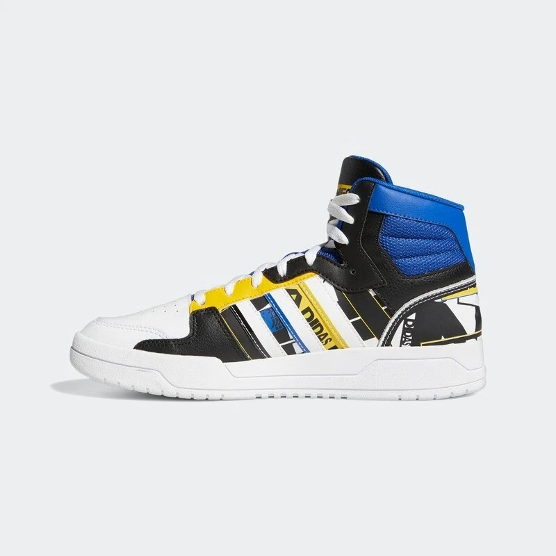 【桃子】adidas neo Entrap 舒适防滑耐磨中帮板鞋男款白蓝 GW4399