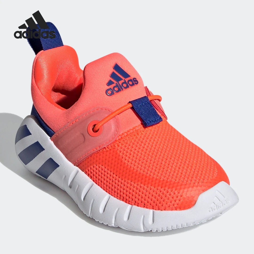 【孤品】婴童adidas RapidaⅠ舒适休闲透气低帮学步鞋橙 FX2701